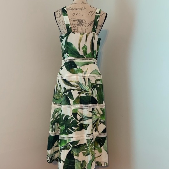 Gianni Bini Monica Palm Print Dress - Picture 10 of 10